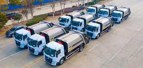 扬帆起航｜凯力新款压缩垃圾车九台齐发