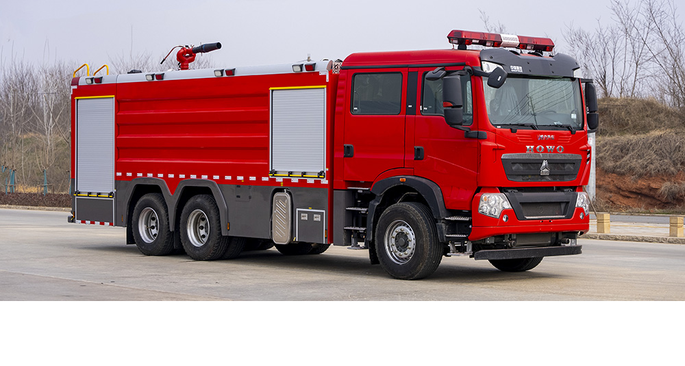 豪沃后双桥泡沫消防车图6