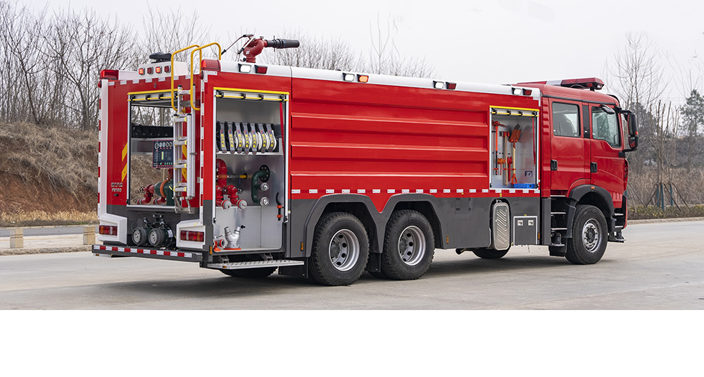豪沃后双桥泡沫消防车图12