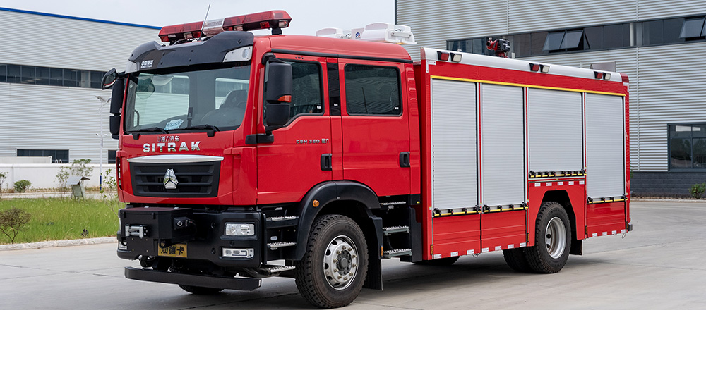 汕德卡单桥城市主战消防车图3