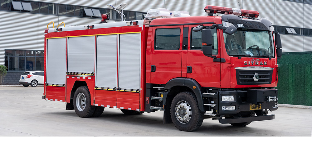 汕德卡单桥城市主战消防车图2