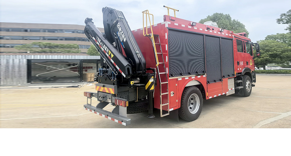 汕德卡单桥抢险救援消防车图4