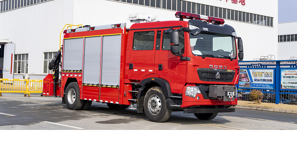 豪沃单桥抢险救援消防车图8