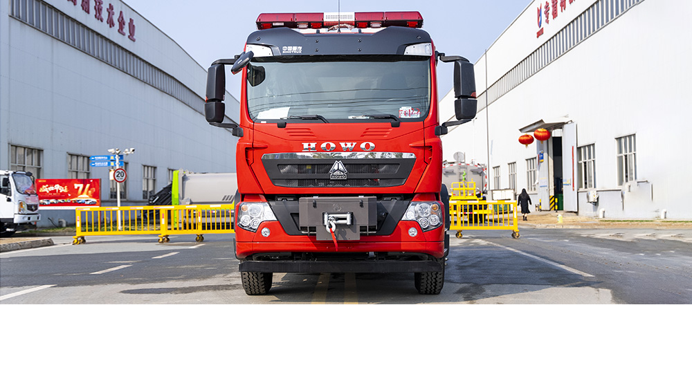 豪沃单桥抢险救援消防车图1