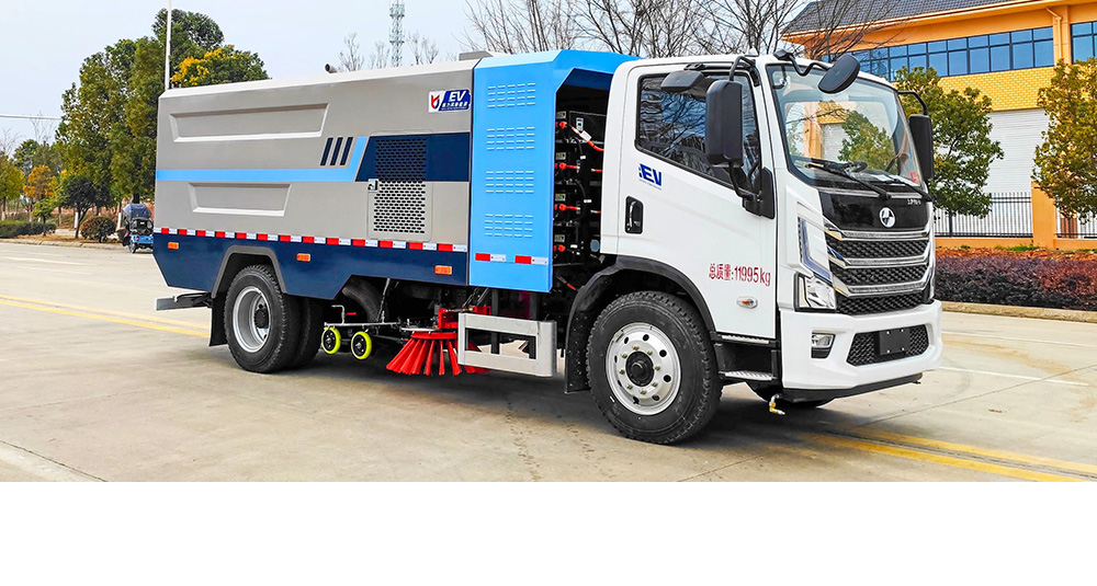 上汽跃进纯电洗扫车图1