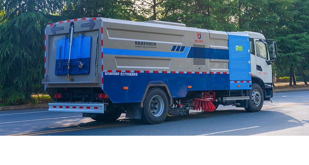 东风天锦纯电洗扫车图3