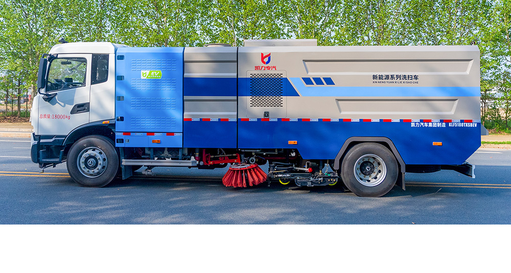 东风天锦纯电洗扫车图6