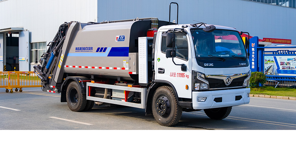 东风福瑞卡混动压缩式垃圾车图1