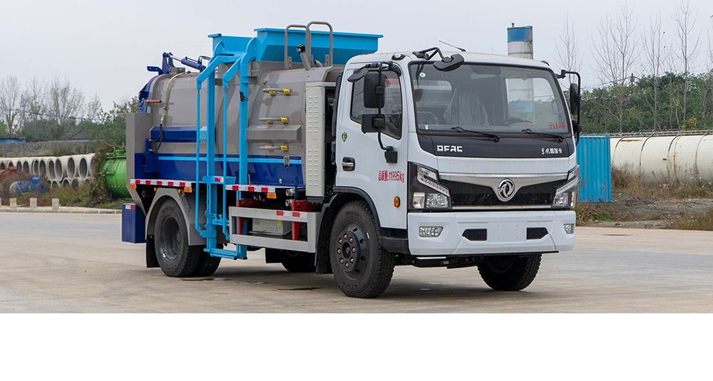 东风福瑞卡混动餐厨垃圾车图1