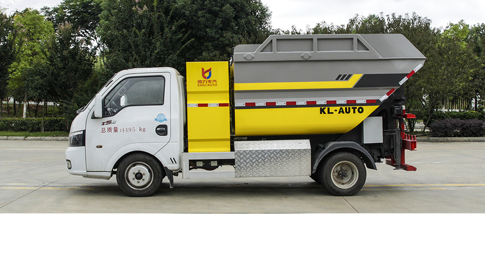 东风途逸纯电自装卸式垃圾车图4