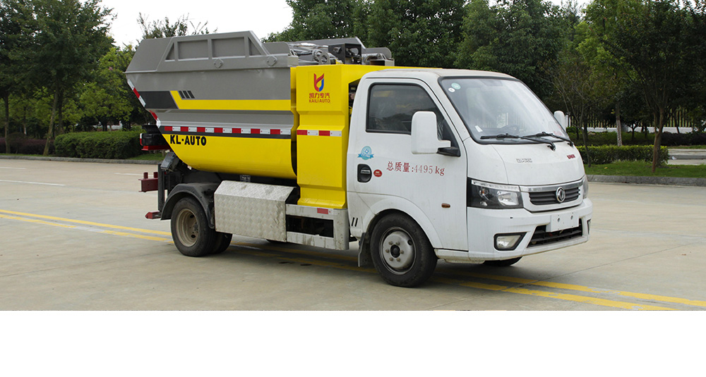 东风途逸纯电自装卸式垃圾车图5