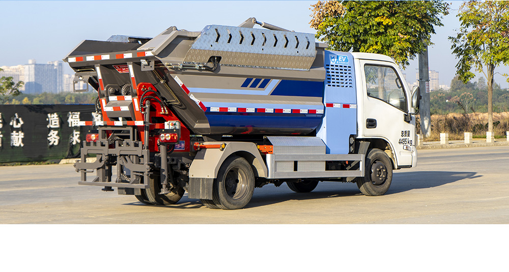 上汽跃进纯电自装卸式垃圾车图5