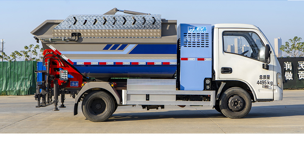 上汽跃进纯电自装卸式垃圾车图3