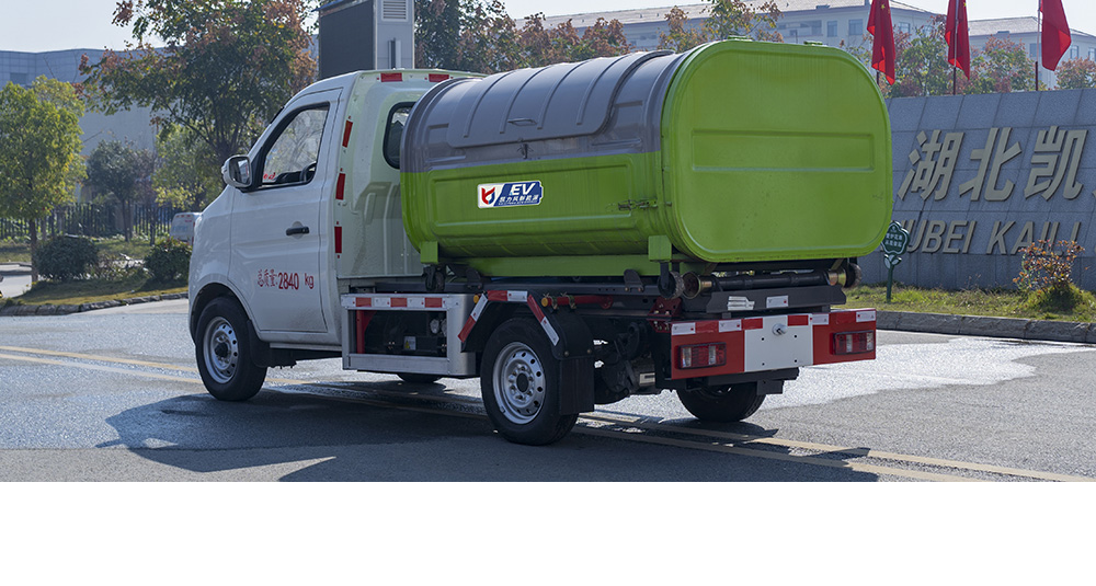 长安纯电车厢可卸式垃圾车图3