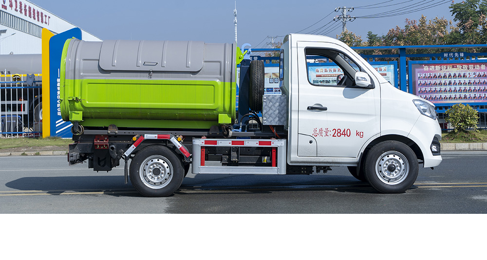 长安纯电车厢可卸式垃圾车图4