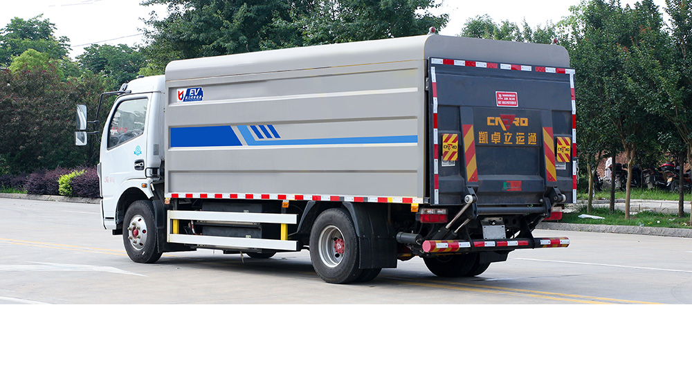 东风凯普特纯电密封式桶装垃圾车图4