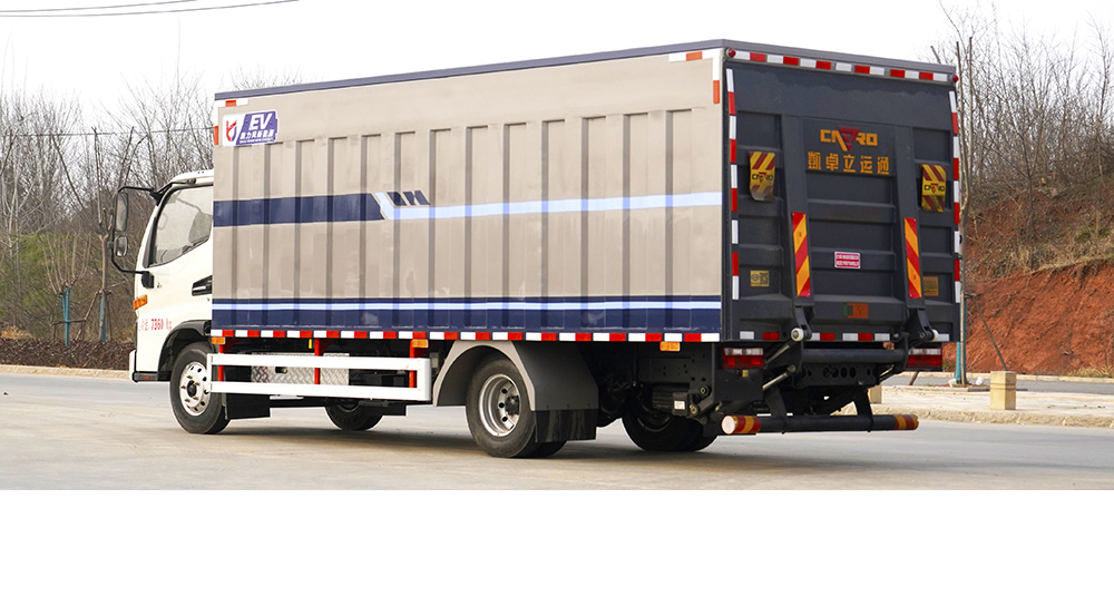 江淮骏铃纯电密封式桶装垃圾车图4