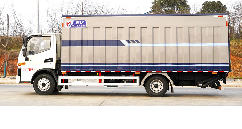 江淮骏铃纯电密封式桶装垃圾车图6