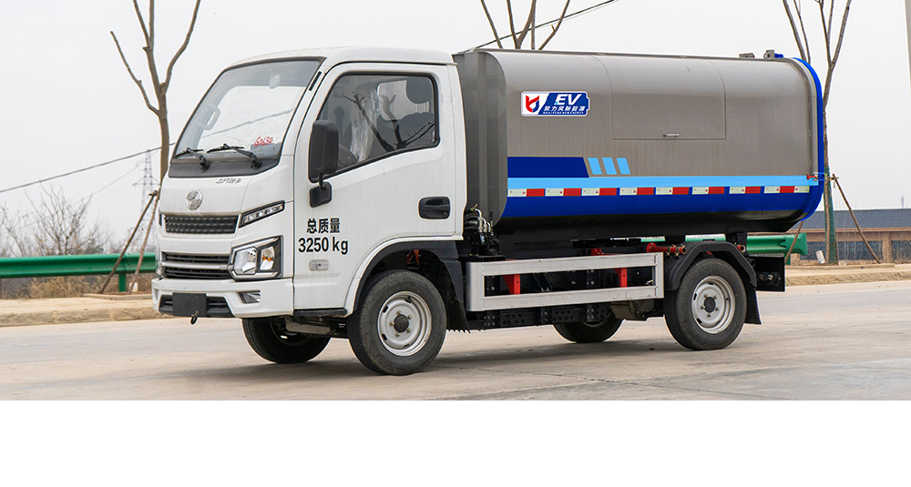 上汽跃进纯电自卸式垃圾车图2