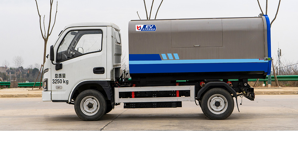 上汽跃进纯电自卸式垃圾车图4