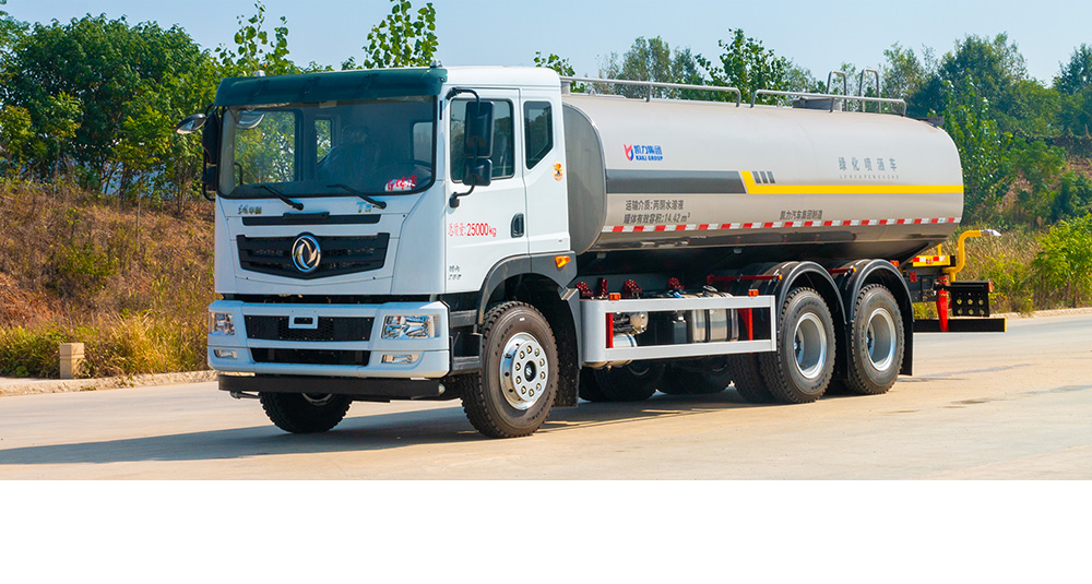 东风华神后双桥洒水车图2