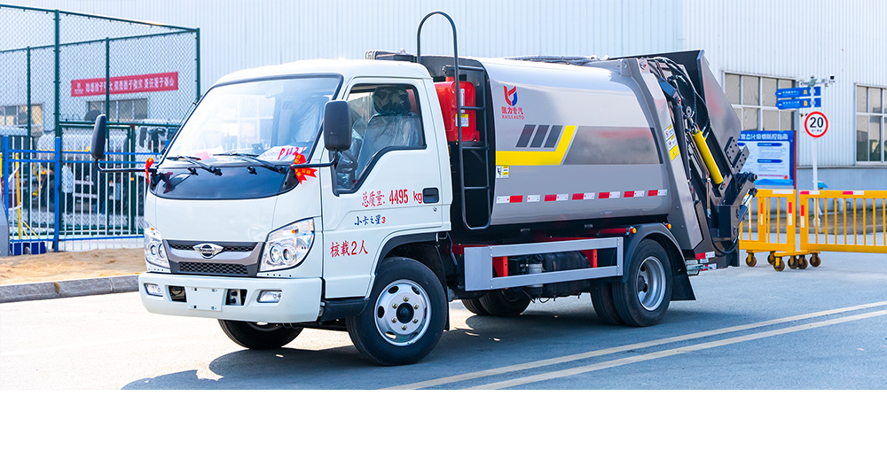 福田小卡之星3压缩式垃圾车图2