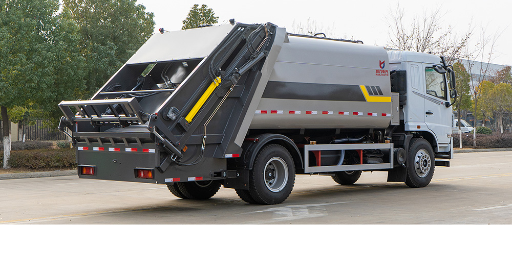 华神F5压缩式垃圾车图3