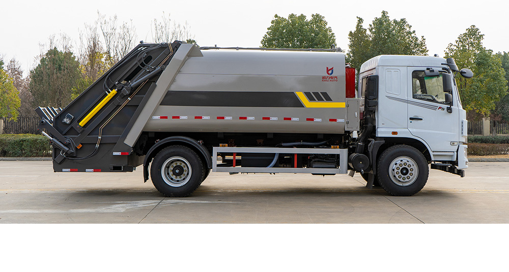 华神F5压缩式垃圾车图4