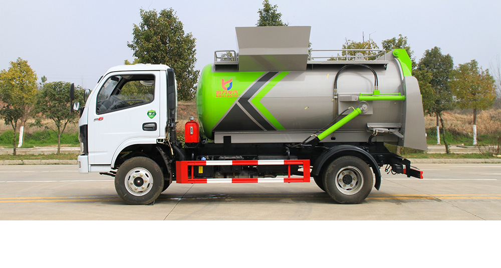 东风D6圆罐餐厨式垃圾车图4