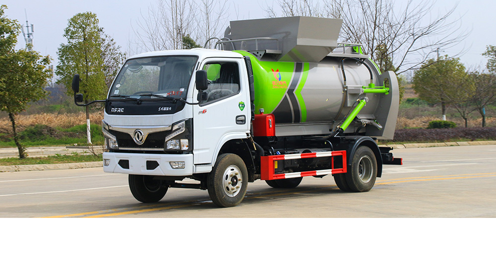 东风D6圆罐餐厨式垃圾车图2