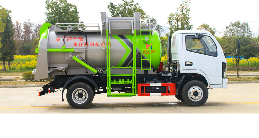 东风D6圆罐餐厨式垃圾车图3