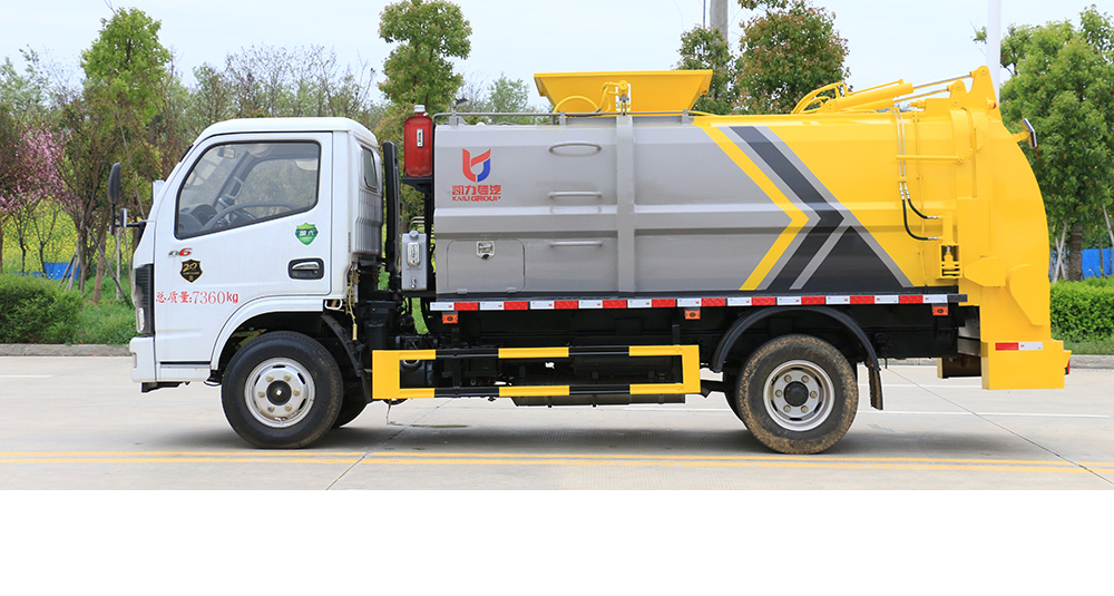 东风D6方罐餐厨式垃圾车图4