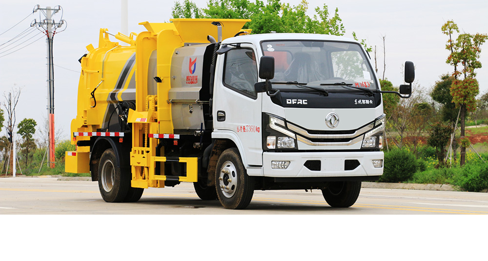 东风D6方罐餐厨式垃圾车图1