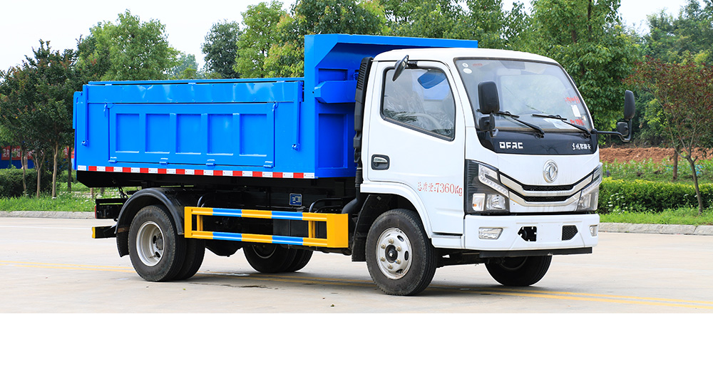 小多利卡自卸式垃圾车图1