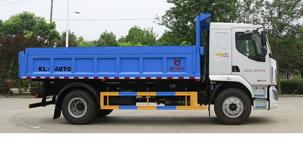 柳汽自卸式垃圾车图5