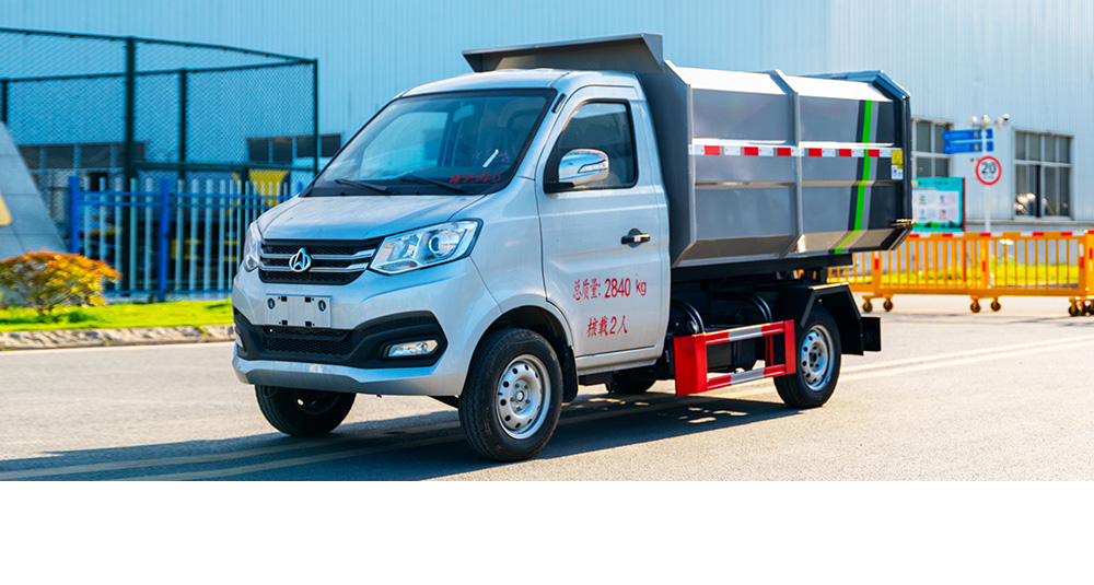 长安自装卸式垃圾车 侧装图2