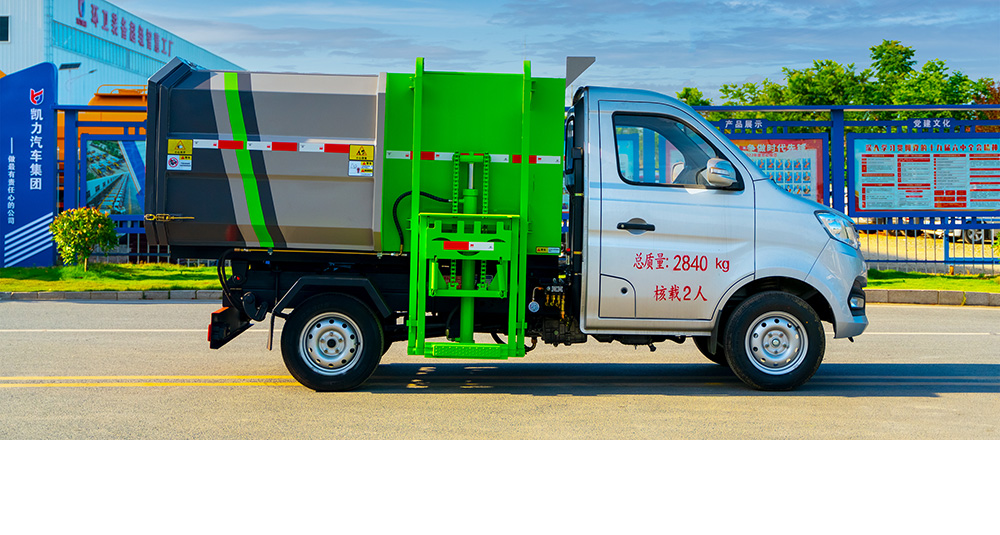 长安自装卸式垃圾车 侧装图5