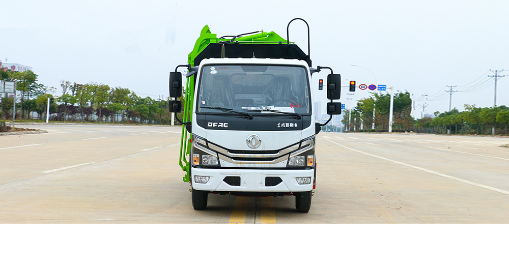 东风D6自装卸式垃圾车 侧装图7