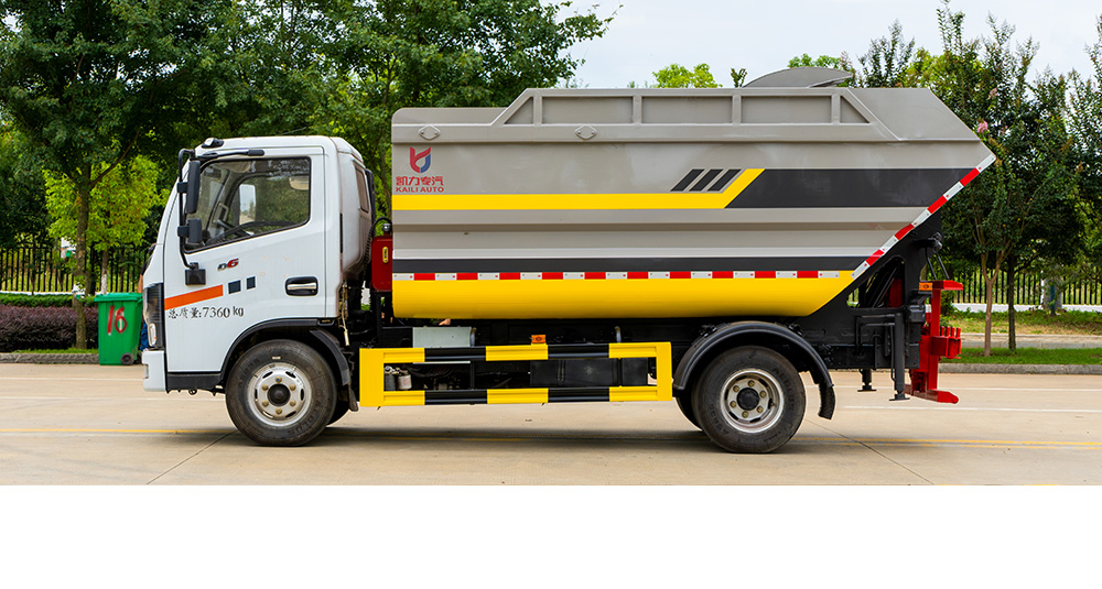 小多利卡自装卸式垃圾车 后装图4
