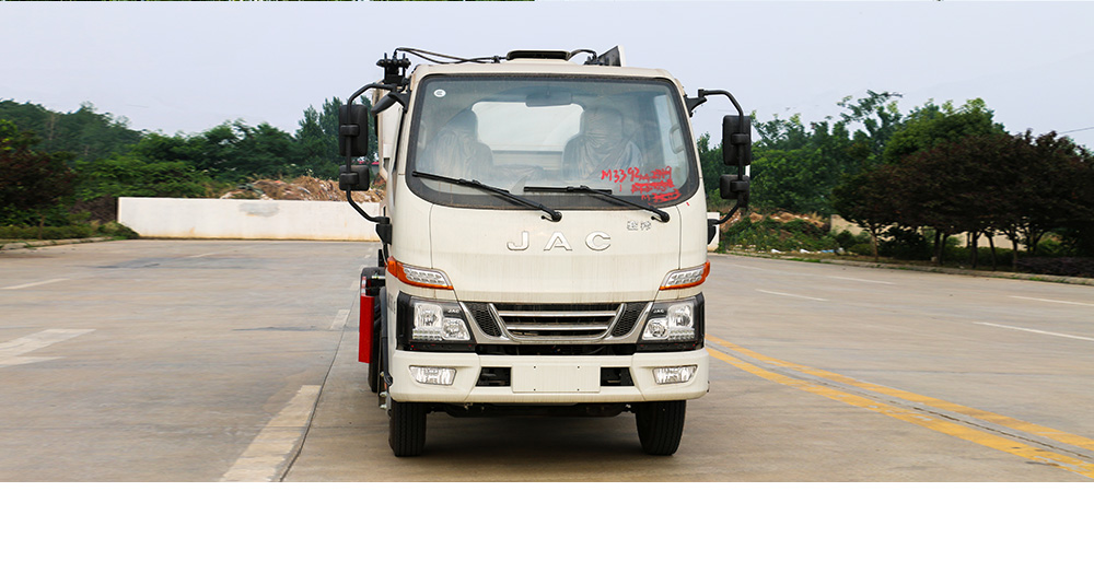 骏铃V3自装卸式垃圾车 后装图7