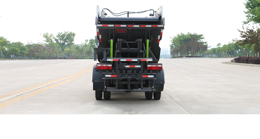 骏铃V3自装卸式垃圾车 后装图8