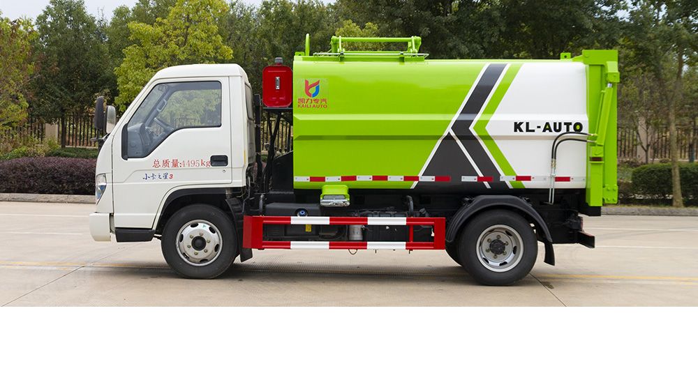 福田小卡之星3侧装压缩垃圾车图4