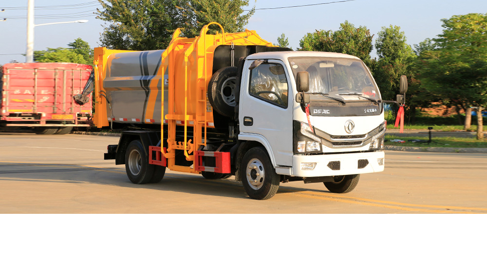 小多利卡侧装压缩垃圾车图1