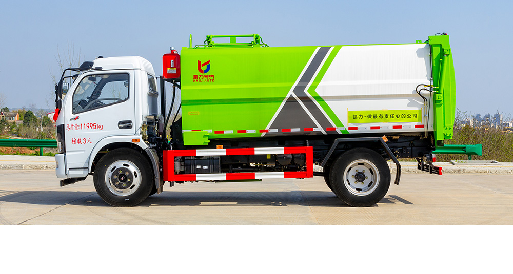 大福瑞卡侧装压缩垃圾车图6