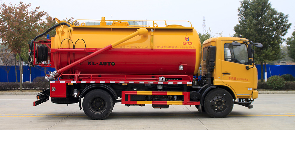 东风天锦清洗吸污车图3