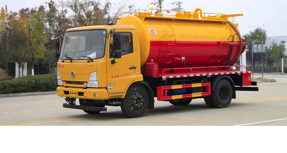 东风天锦清洗吸污车图2