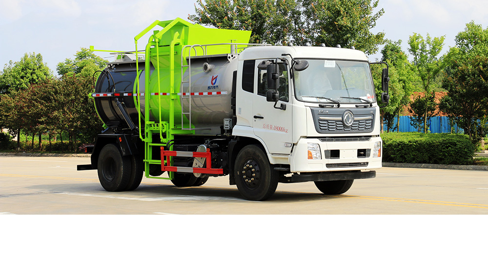 东风天锦餐厨式垃圾车图1